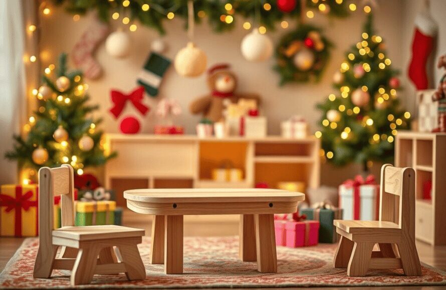 Weihnachtsgewinnspiel 2025: Gewinnen Sie kostenlose Montessori-Möbel - Blogbild von Cozy Collections