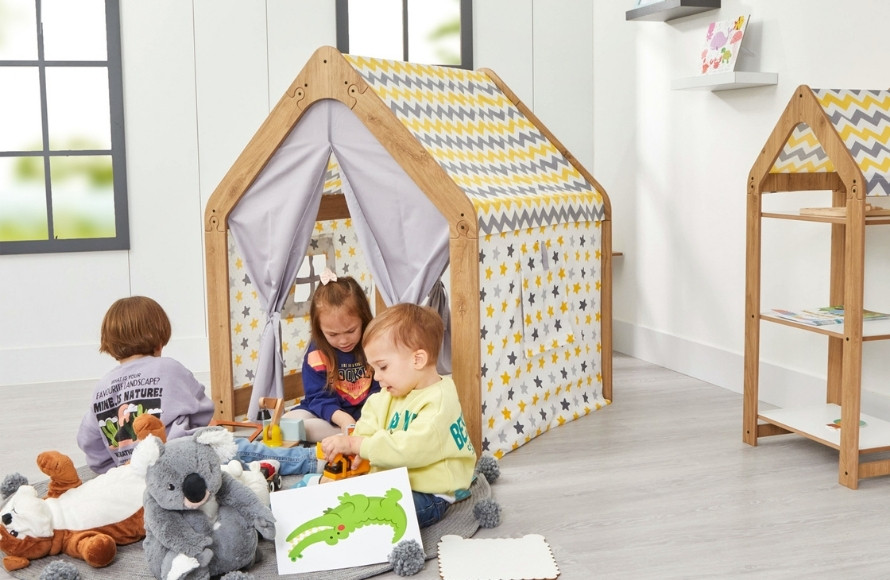 Accessoires aus Naturholz für das Kinderzimmer | Montessori & Dekoration - Blogbild von Cozy Collections