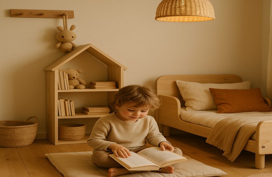 Wie Sie eine gemütliche Leseecke im Kinderzimmer einrichten - Blogbild von Cozy Collections