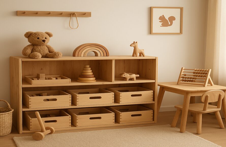 Montessori-Spielzeugaufbewahrung: 5 Lösungen für ein aufgeräumtes Kinderzimmer - Blogbild von Cozy Collections