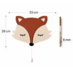 Fuchs LED-Wandnachtlicht aus Holz | LED Nachtlicht Holz