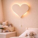 Personalisierbares Herz LED-Wandnachtlicht mit Namen | LED Nachtlicht Holz