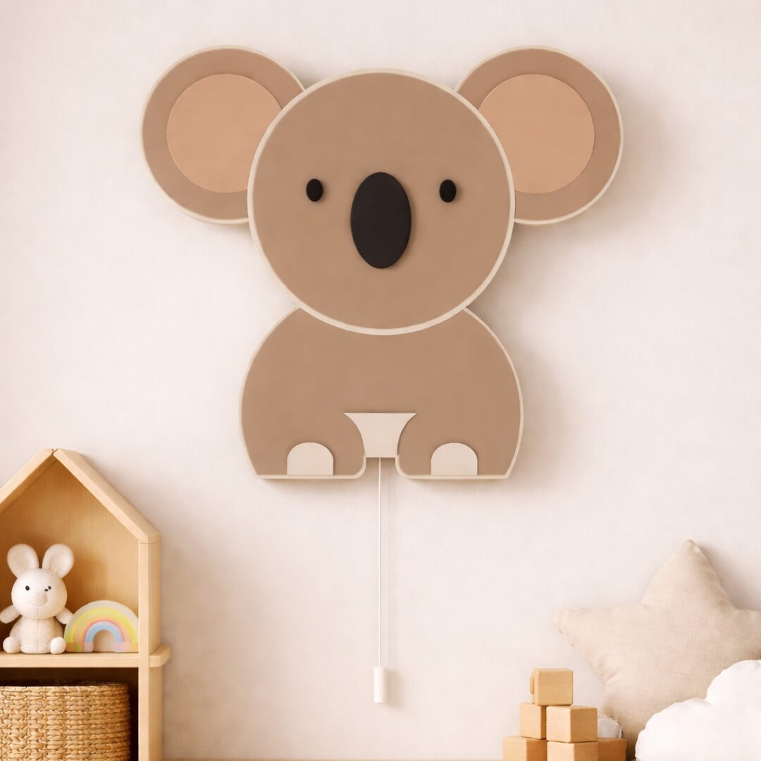 Koala LED-Wandnachtlicht aus mehrschichtigem Holz | LED Nachtlicht Holz Koala LED-Wandnachtlicht aus mehrschichtigem Holz | LED Nachtlicht Holz