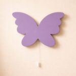 Schmetterling Silhouette LED-Wandnachtlicht aus Holz | LED Nachtlicht Holz